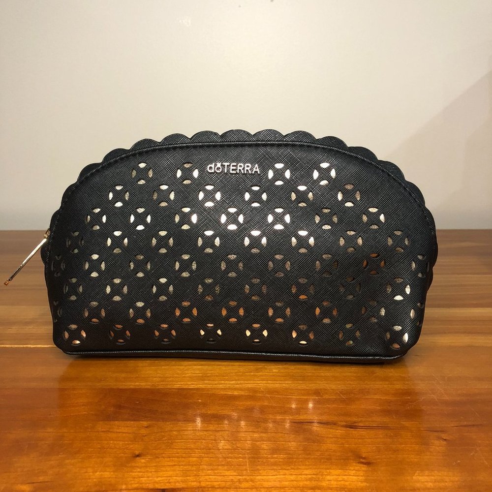 Black & Gold doTERRA Essential Oil Case Clutch